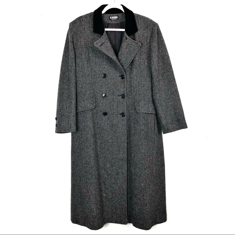 CLOSET CLOSING Vintage Karen Wool Trench Coat